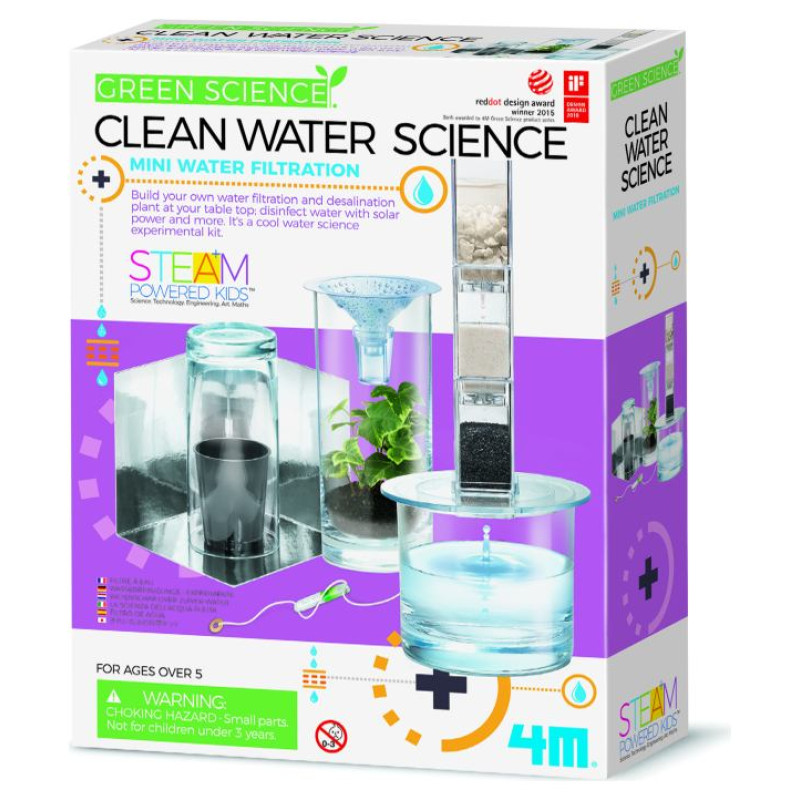4M Green Science DIY komplekts Zinātne par tīru ūdeni