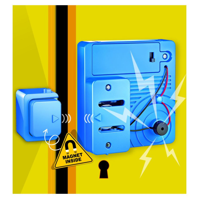 4M KidzLabs DIY komplekts Magnētiskā pretielau&scaron;anās signalizācija