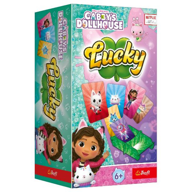 Trefl GABBY&acute;S DOLLHOUSE galda spēle Lucky