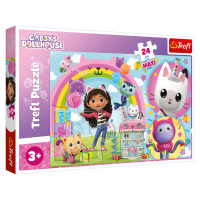 Trefl GABBY´S DOLLHOUSE Maxi puzle, 24 gab.