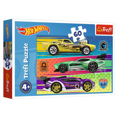 Trefl HOT WHEELS Puzle, 60 gab.