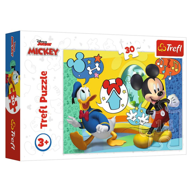 Trefl DISNEY Puzle Mikijs, 30 gab.