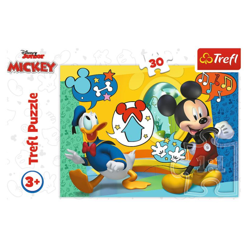 Trefl DISNEY Puzle Mikijs, 30 gab.