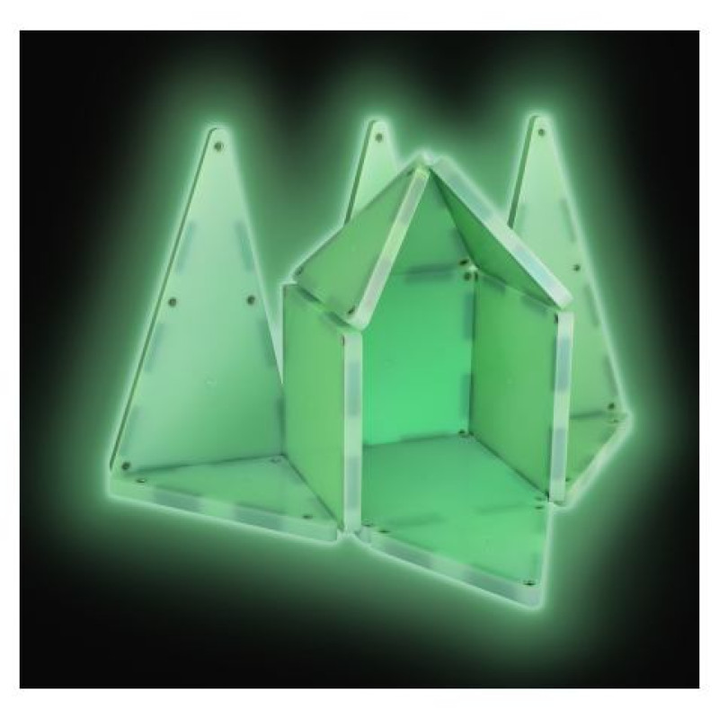 Magna-Tiles Magnētiskais konstruktors "Izgaismojo&scaron;s", 16 gab.