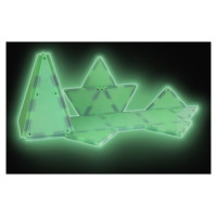 Magna-Tiles Magnētiskais konstruktors "Izgaismojošs", 16 gab.