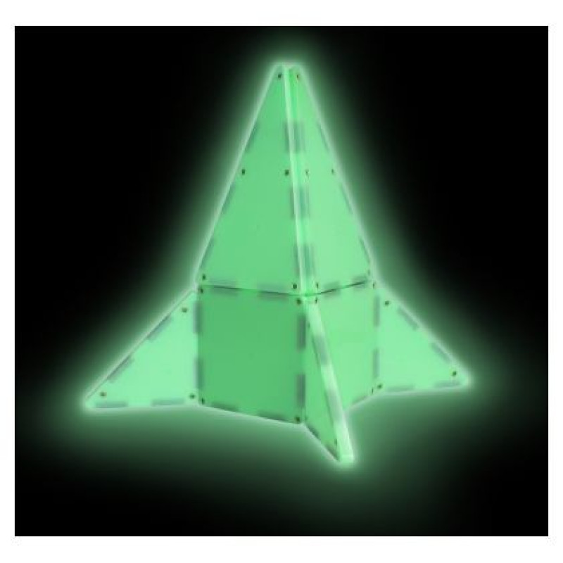 Magna-Tiles Magnētiskais konstruktors "Izgaismojo&scaron;s", 16 gab.