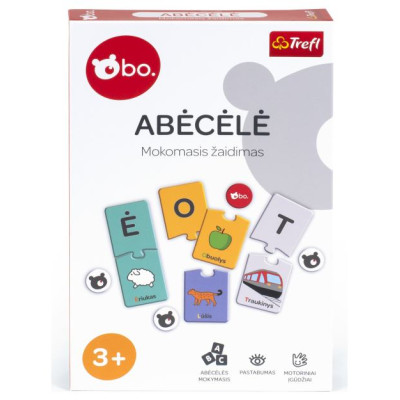 BO. Развивающая настольная игра "Алфавит" (на литовском языке)