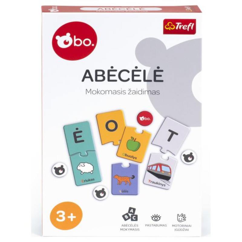 BO. Развивающая настольная игра "Алфавит" (на литовском языке)