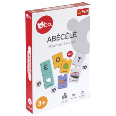 BO. Развивающая настольная игра "Алфавит" (на литовском языке)