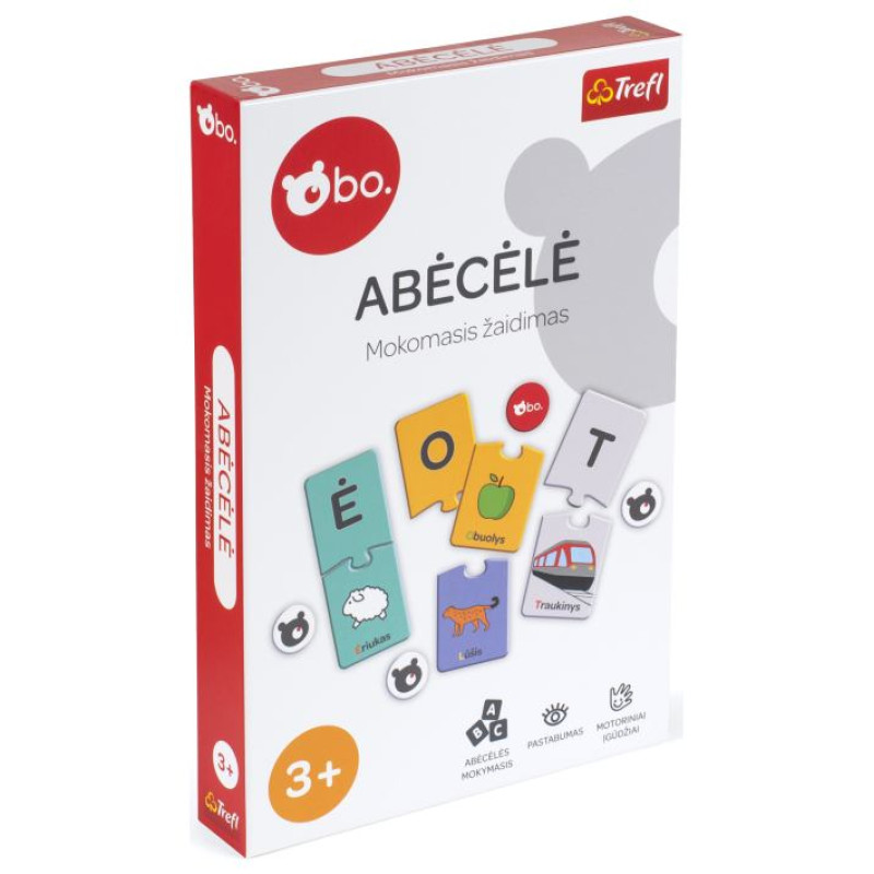 BO. Развивающая настольная игра "Алфавит" (на литовском языке)