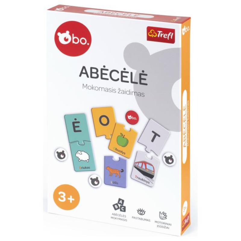 BO. Развивающая настольная игра "Алфавит" (на литовском языке)