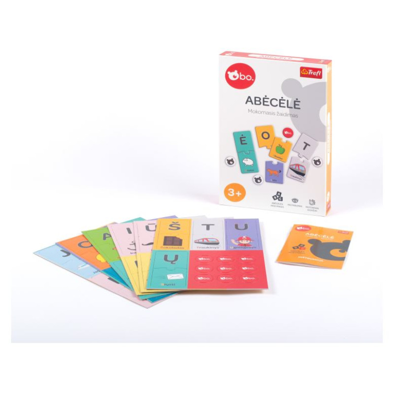 BO. Развивающая настольная игра "Алфавит" (на литовском языке)