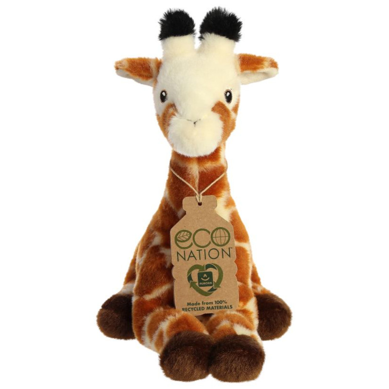 Eco Nation AURORA Eco Nation Plī&scaron;a rotaļlieta Žirafe, 24 cm