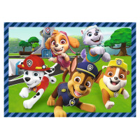 Trefl PAW PATROL Pužļu komplekts 4 in 1 Ķepa Patruļa
