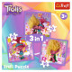 Trefl TROLLS Pužļu komplekts 3 in 1 Troļļi 3
