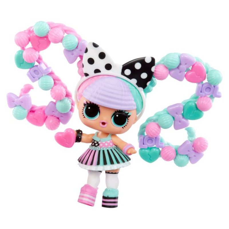 L.o.l. lellīte ar matu pērlītēm, 5 cm