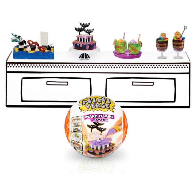 Miniverse Make it Mini spēļu komplekts Diner: Halloween