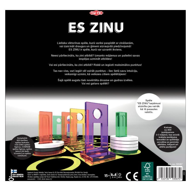 Tactic Galda spēle &ldquo;iKNOW 2.0&rdquo; (Latvie&scaron;u val.)