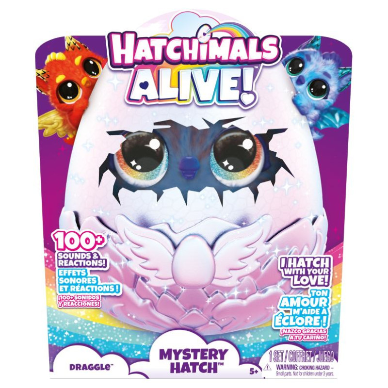 Hatchimals Interaktīvā rotaļlieta Hatchimals Alive Draggle