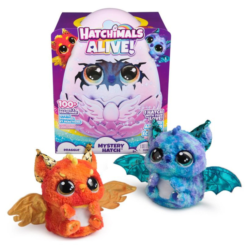 Hatchimals Interaktīvā rotaļlieta Hatchimals Alive Draggle