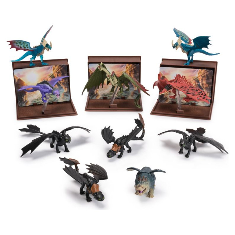 Dragons Figūra Mini kolekcionējami pūķi 5 cm, sort.