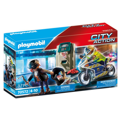 Playmobil City Action Bankas zagļa ķer&scaron;ana 70572