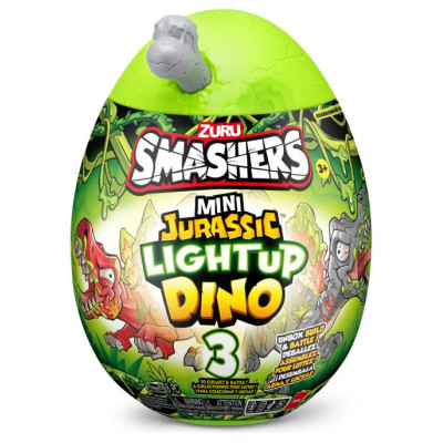Smashers interaktīvā rotaļlieta Jurassic Mini Light-Up Dino pārsteiguma ola