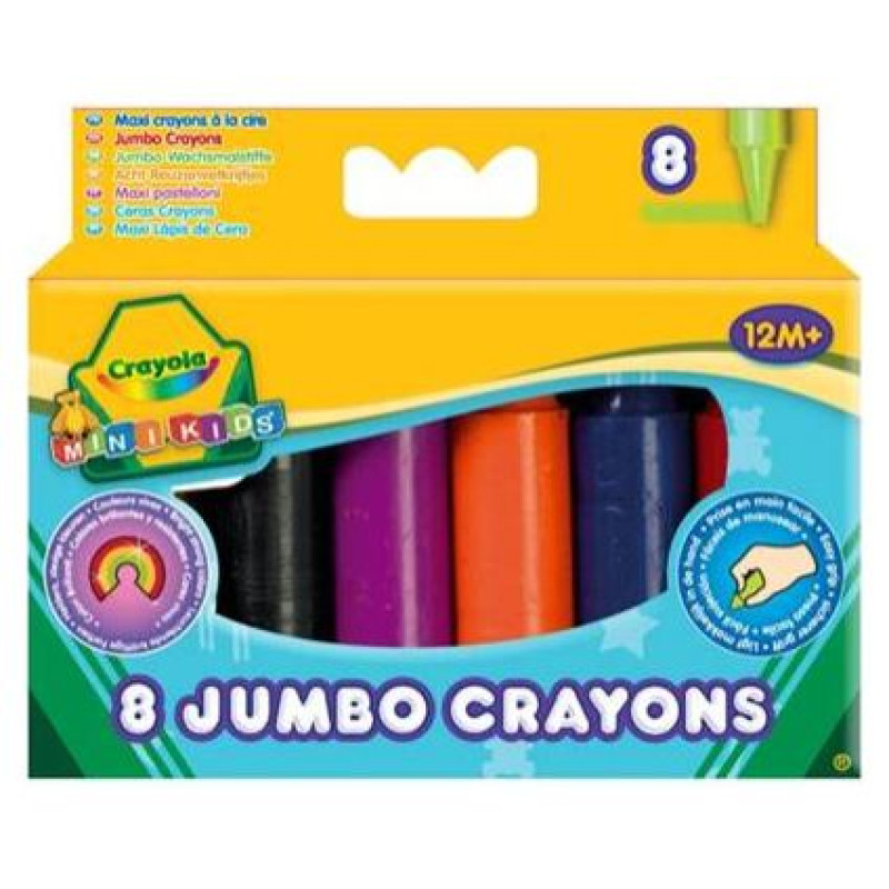 Crayola MINIKIDS Lielie krītiņi 8 gb.