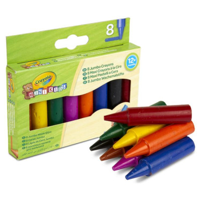 Crayola MINIKIDS Lielie krītiņi 8 gb.