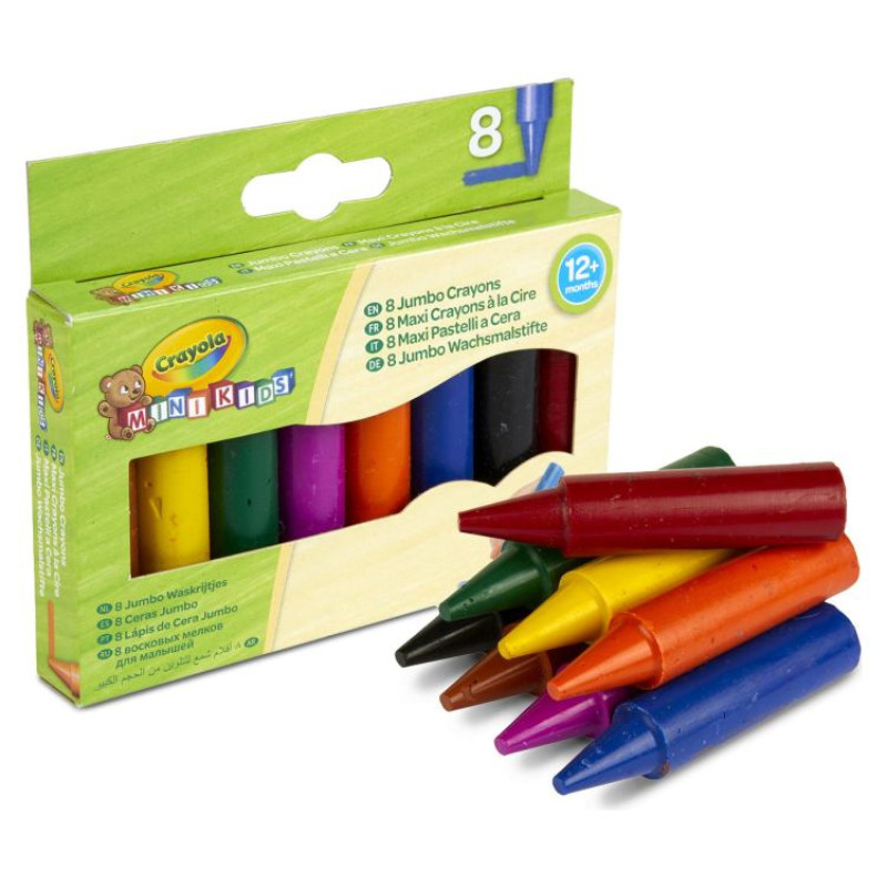 Crayola MINIKIDS Lielie krītiņi 8 gb.