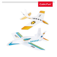 Cubic Fun National Geographic 3D puzle Lidmašīnas, Kas Lido 360° Leņķī Un Atgriežas