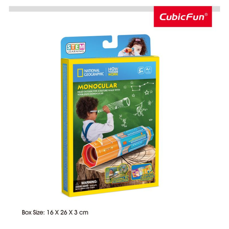 Cubic Fun National Geographic 3D puzle Monoklis
