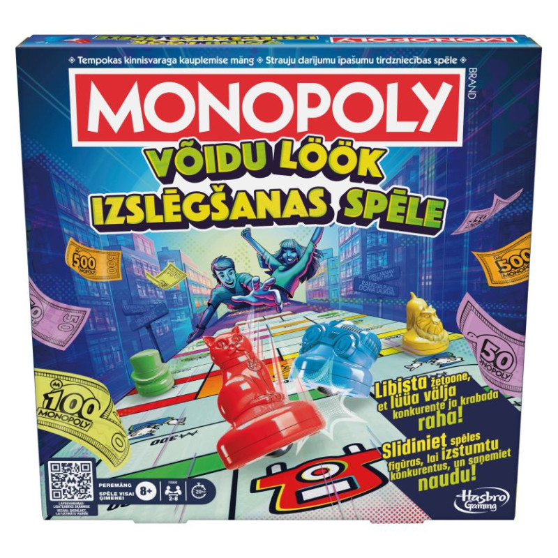 Monopoly Galda spēle Knockout (igauņu un latvie&scaron;u valodā)