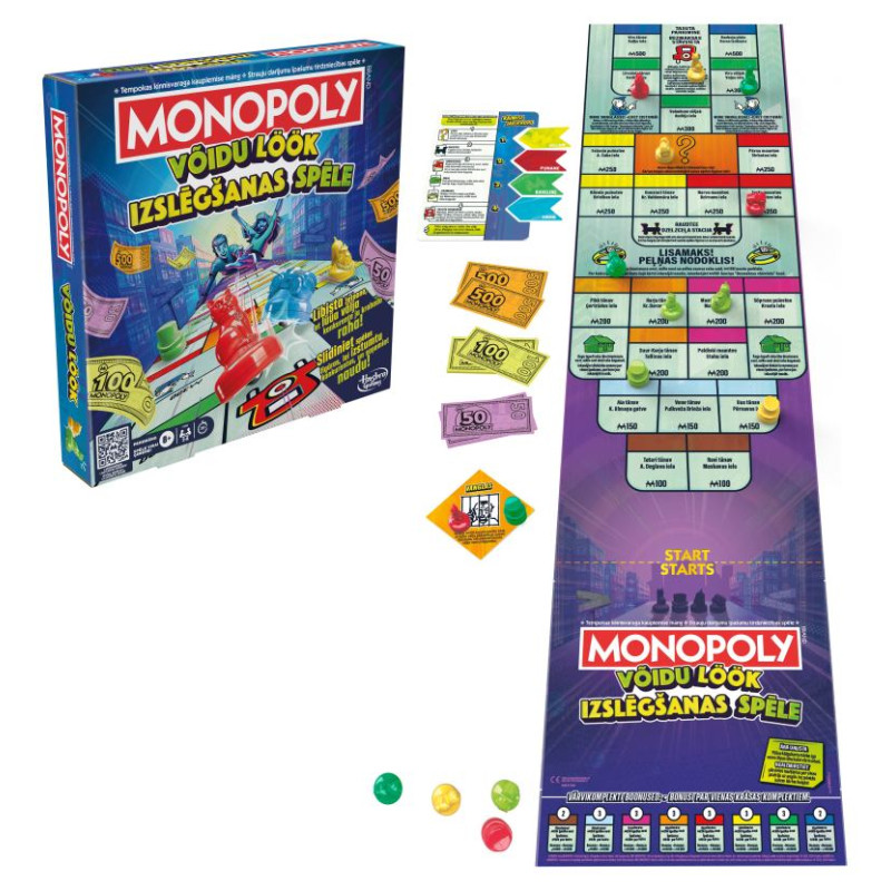 Monopoly Galda spēle Knockout (igauņu un latvie&scaron;u valodā)