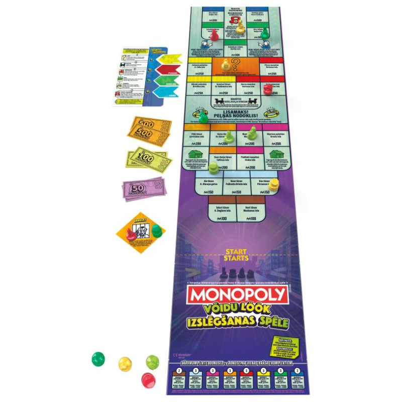 Monopoly Galda spēle Knockout (igauņu un latvie&scaron;u valodā)