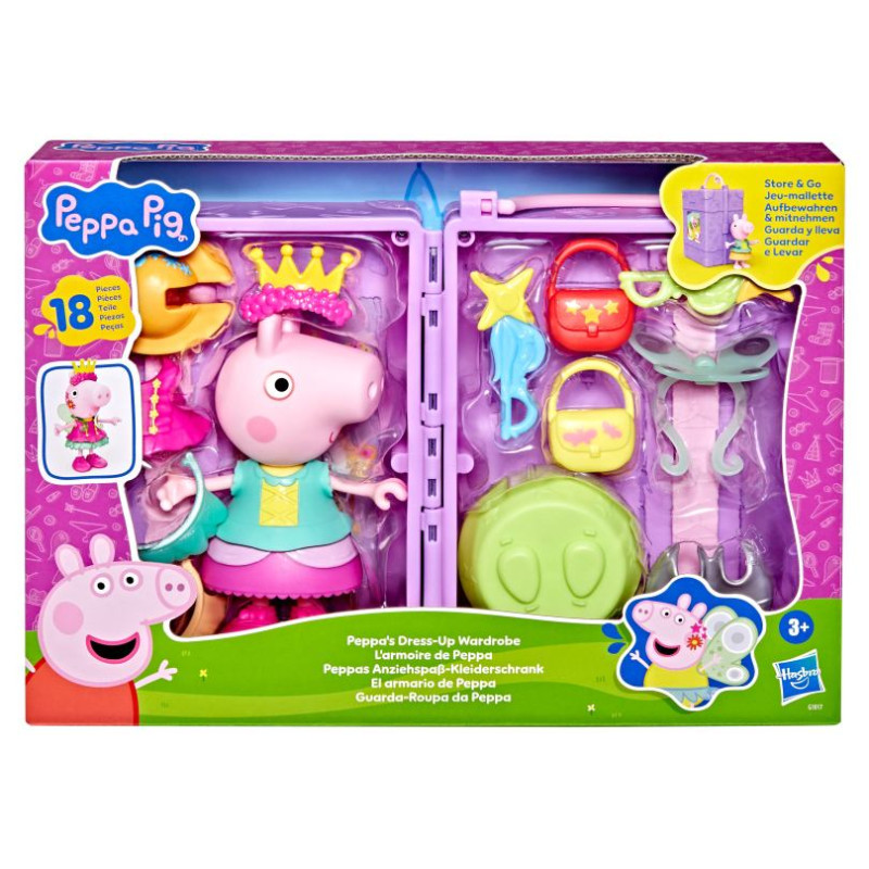Peppa Pig Rotaļu komplekts Garderobe
