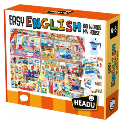Headu Izglītojo&scaron;a spēle pirmsskolas vecuma bērniem &acute;&acute;Easy English&acute;&acute; 100 vārdi - Mana māja