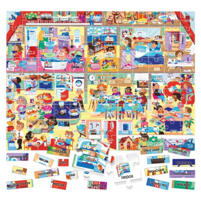 Headu Izglītojo&scaron;a spēle pirmsskolas vecuma bērniem &acute;&acute;Easy English&acute;&acute; 100 vārdi - Mana māja