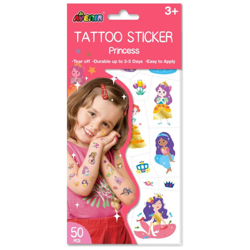 Avenir Tetovējumu uzlīmes: Princese