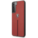 Ferrari FEOSIHCS21SRE S21 G991 red/red hardcase Off Track Leather Nylon Stripe