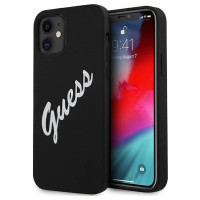 Guess GUHCP12SLSVSBW iPhone 12 mini 5.4" black and white hardcase Silicone Vintage