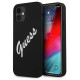 Guess GUHCP12SLSVSBW iPhone 12 mini 5.4" black and white hardcase Silicone Vintage