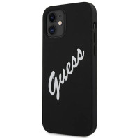 Guess GUHCP12SLSVSBW iPhone 12 mini 5.4" black and white hardcase Silicone Vintage