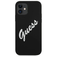 Guess GUHCP12SLSVSBW iPhone 12 mini 5.4" black and white hardcase Silicone Vintage
