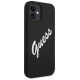 Guess GUHCP12SLSVSBW iPhone 12 mini 5.4" black and white hardcase Silicone Vintage