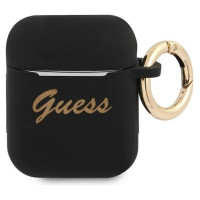 Guess GUA2SSSK AirPods cover black/black Silicone Vintage Script
