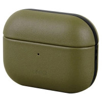 Uniq Terra Genuine Leather case for AirPods Pro - olive