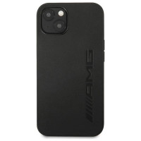 Mercedes AMG AMHCP13SDOLBK iPhone 13 mini 5,4" czarny/black hardcase Leather Hot Stamped
