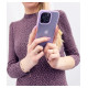Kingxbar Plain Series case cover for iPhone 13 Pro Max silicone cover purple