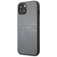 Guess GUHCP13SPSASBGR iPhone 13 mini 5.4" grey/grey Saffiano Strap